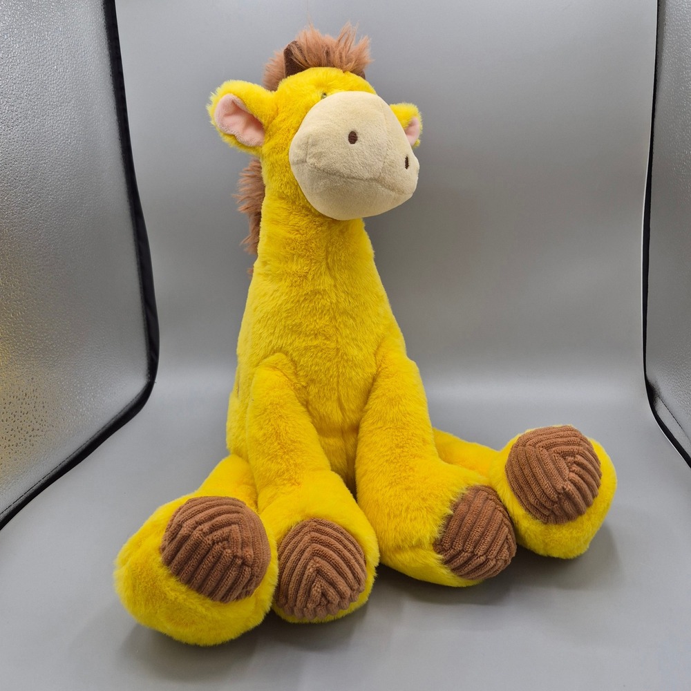 Gigglescape Yellow Giraffe Plush Stuffed Animal Corduroy Accents 2024 Target